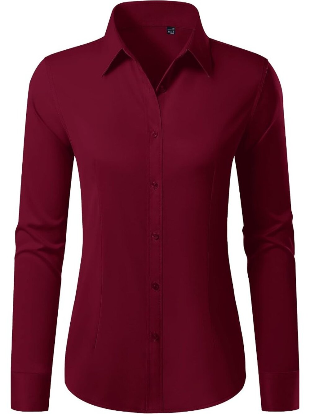 Button Down Shirts for Women Stain Shield Dress Shirt Wrinkle Free Classic Fit L